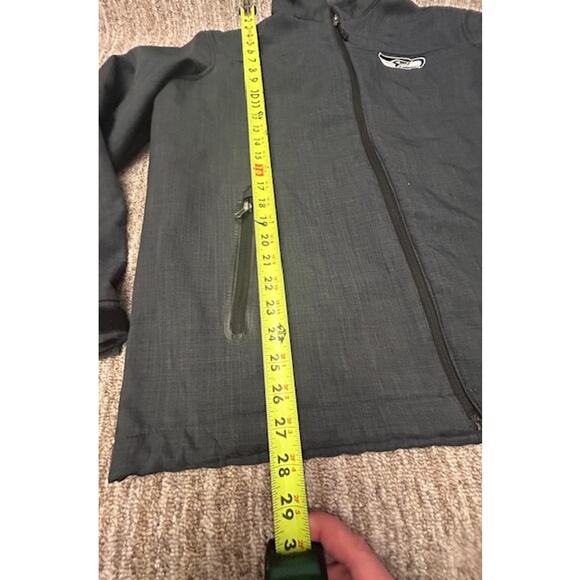 NFL Seattle Seahawks Blue Steel Gray Team Fleece Lined Jacket Mens Size L - Picture 5 of 9